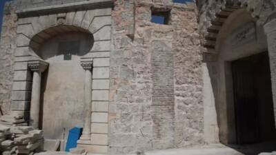 Antakya’da bulunan tarihi Şeyh Ali Camisi’nin restorasyon ve rekonstrüksiyon çalışmaları