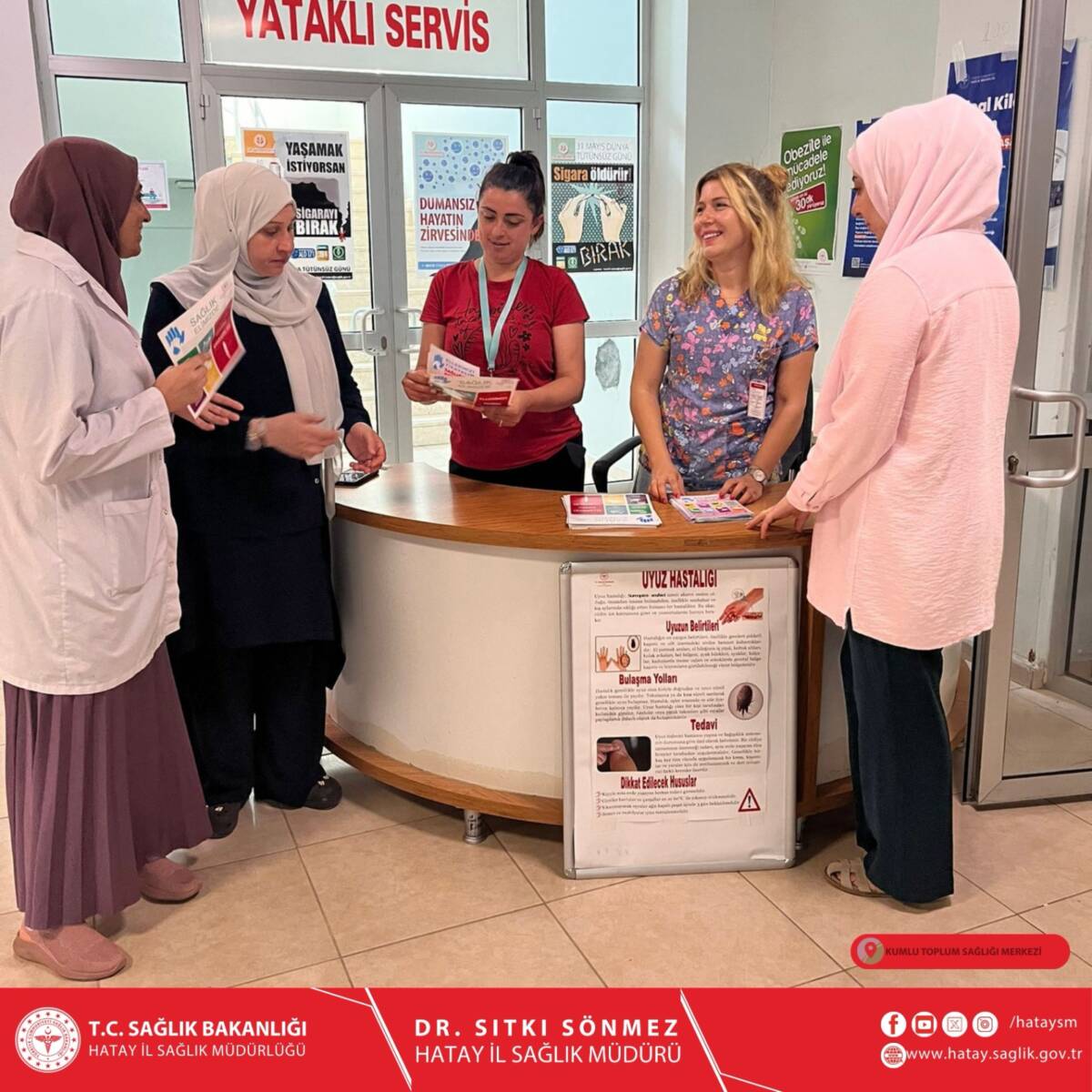 Hatay İl Sağlık Müdürlüğü’nden yapılan açıklamaya göre, Kumlu Toplum Sağlığı