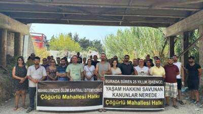 Hatay’ın Samandağ ilçesi Çöğürlü Mahallesi’nde 25 yıldır faaliyet gösteren taş