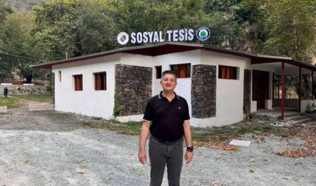 Hatay’ın Dörtyol ilçesinde yapımı tamamlanmak üzere olan Beşikgöl Mesire Alanı,