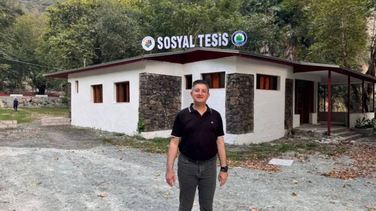 Hatay’ın Dörtyol ilçesinde yapımı tamamlanmak üzere olan Beşikgöl Mesire Alanı,