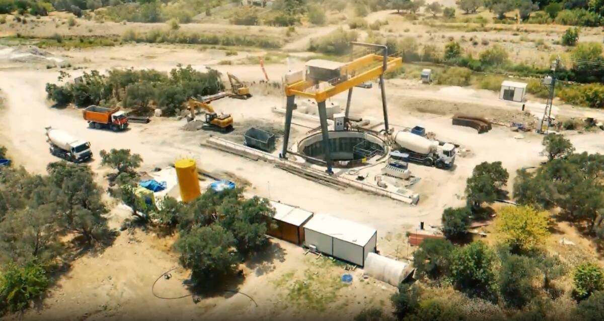 Hatay’da deprem sonrası altyapının yeniden inşası kapsamında yürütülen 11,2 kilometrelik