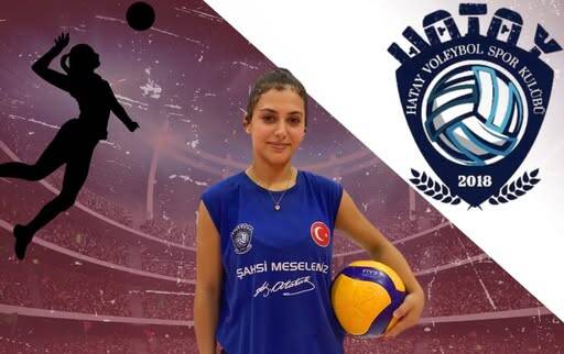 Hatay Voleybolspor altyapısından yetişen genç libero, A takıma yükseldi Hatay’ın