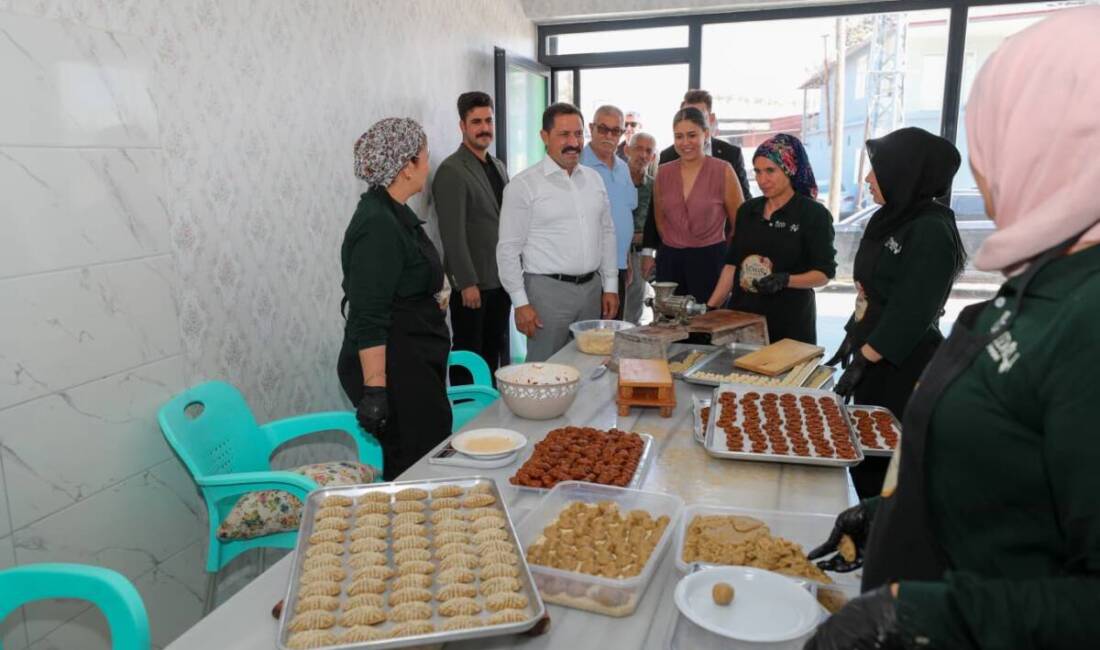 Hatay Valisi Mustafa Masatlı, Üzümdalı Kadın Kooperatifini ziyaret ederek, kooperatif