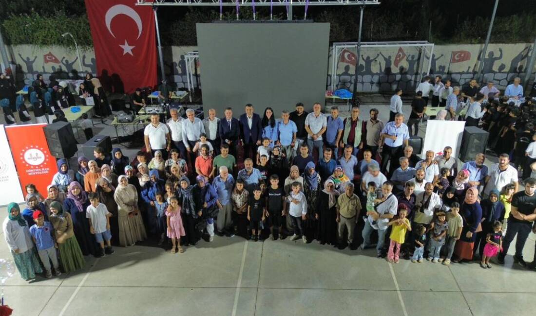 Dörtyol’daki yaz Kur’an kursu öğrencileri, Gazze’ye destek amacıyla düzenlenen kapanış