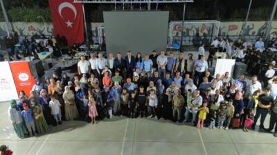 Dörtyol’daki yaz Kur’an kursu öğrencileri, Gazze’ye destek amacıyla düzenlenen kapanış