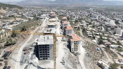 Hatay’ın Hassa ilçesinde, 6 Şubat 2023 tarihinde yaşanan depremlerin ardından