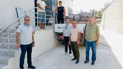 Antakya’da yeni eğitim öğretim yılı öncesi okullarda hummalı hazırlık sürüyor.