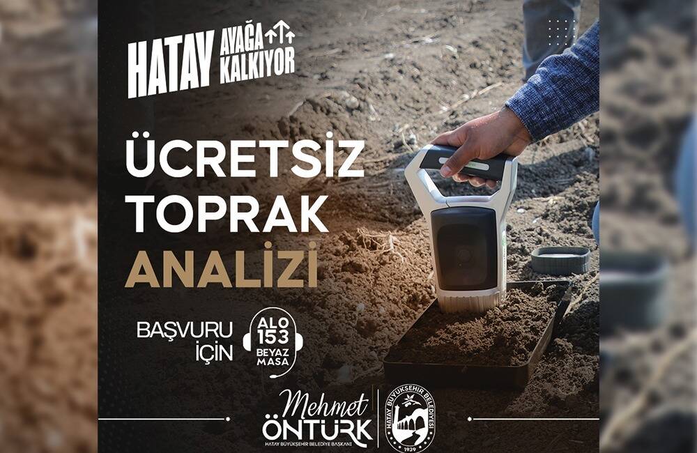 Hatay’da üreticilere bilimsel tarım desteği HHatay Büyükşehir Belediyesi (HBB), tarımsal üretimi desteklemek amacıyla hayata geçirdiği