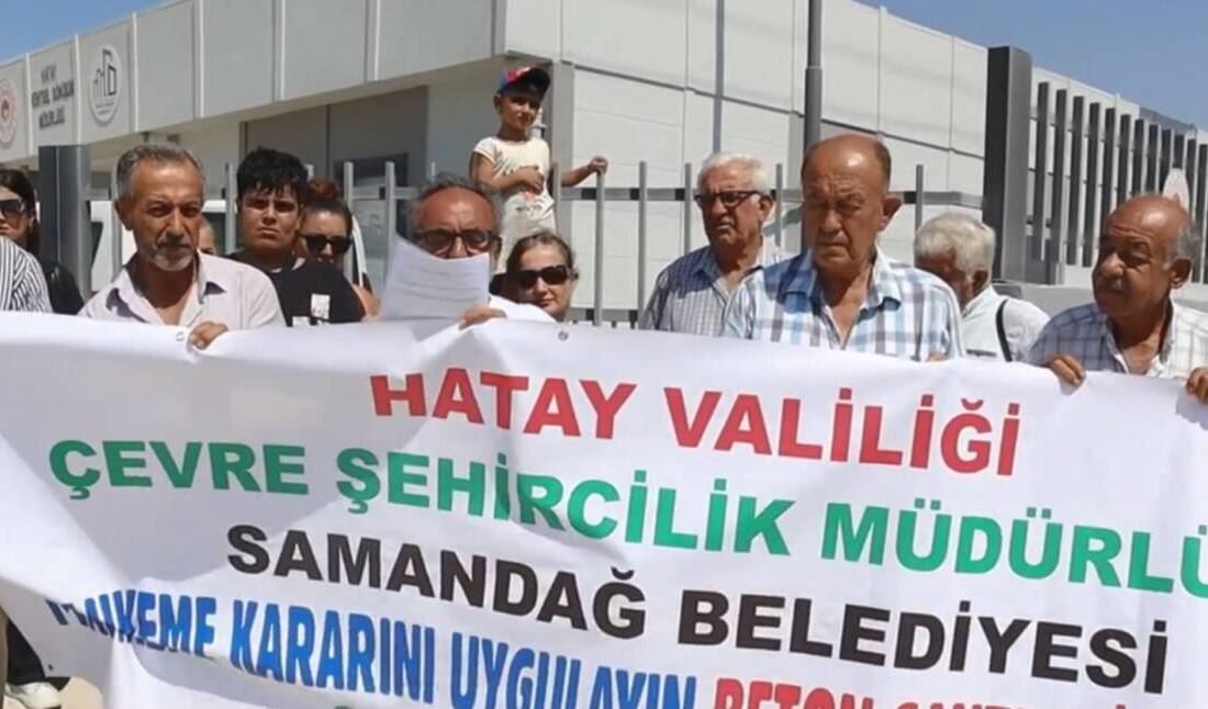 Hatay’ın Samandağ ilçesinde faaliyet gösteren bir beton santrali, mahkeme kararına