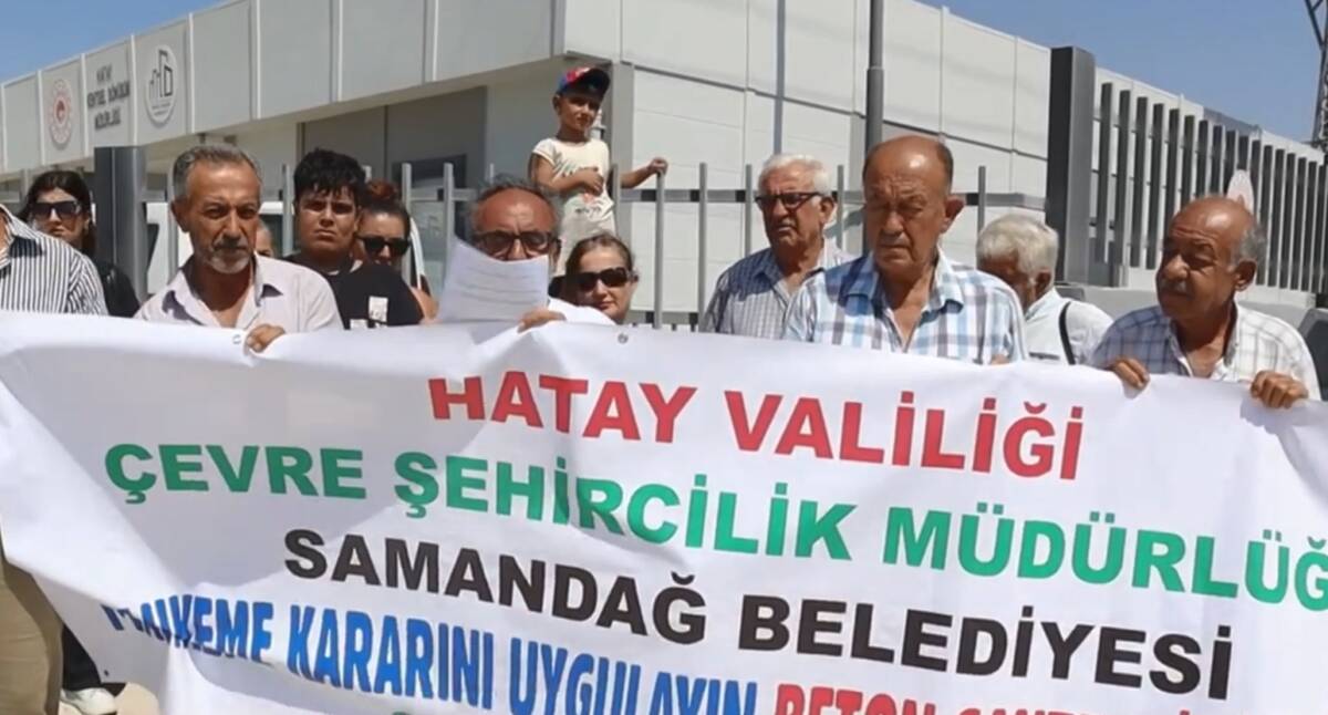 Hatay’ın Samandağ ilçesinde faaliyet gösteren bir beton santrali, mahkeme kararına