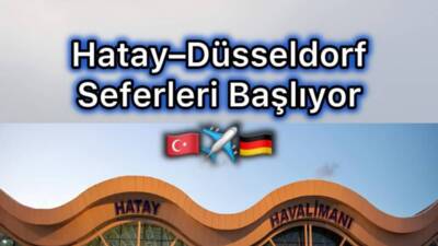 Özel havayolu şirketi SunExpress, Hatay’dan hem yurt dışına hem de