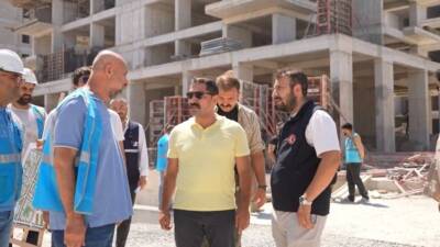 Hatay’ın Antakya ilçesinde, yerinde kentsel dönüşüm projeleri kapsamında konut ve