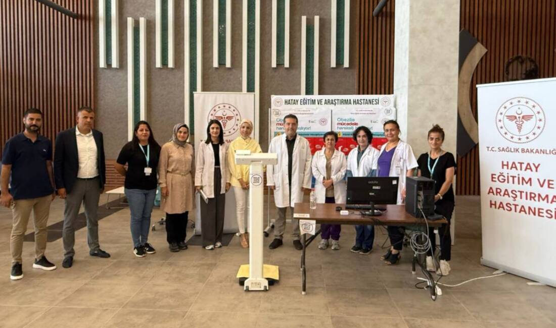 Obeziteyle mücadele ve sağlıklı yaşam bilincini artırmak amacıyla Hatay Eğitim