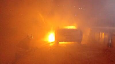 Hatay’ın Antakya ilçesinde, Narlıca ve Odabaşı mahallelerinde çıkan araç yangınları