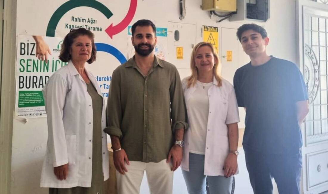 Defne’de Mustafa Kemal Üniversitesi Tıp Fakültesi öğrencilerine düzenlenen kanser tarama