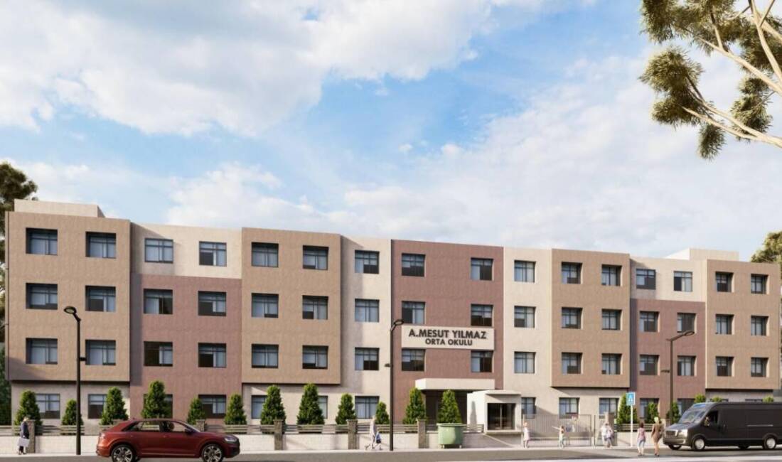 Deprem sonrası inşa edilen okul, Antakya’da Mesut Yılmaz’ın adıyla eğitime