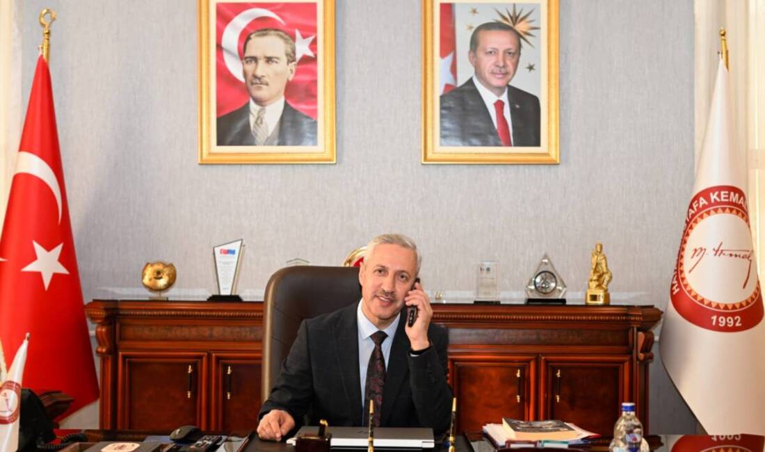 Hatay Mustafa Kemal Üniversitesi (HMKÜ) Rektörü Prof. Dr. Veysel Eren,