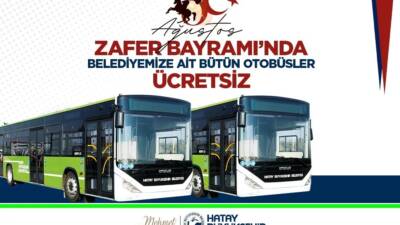Hatay Büyükşehir Belediyesi (HBB), 30 Ağustos Zafer Bayramı dolayısıyla il