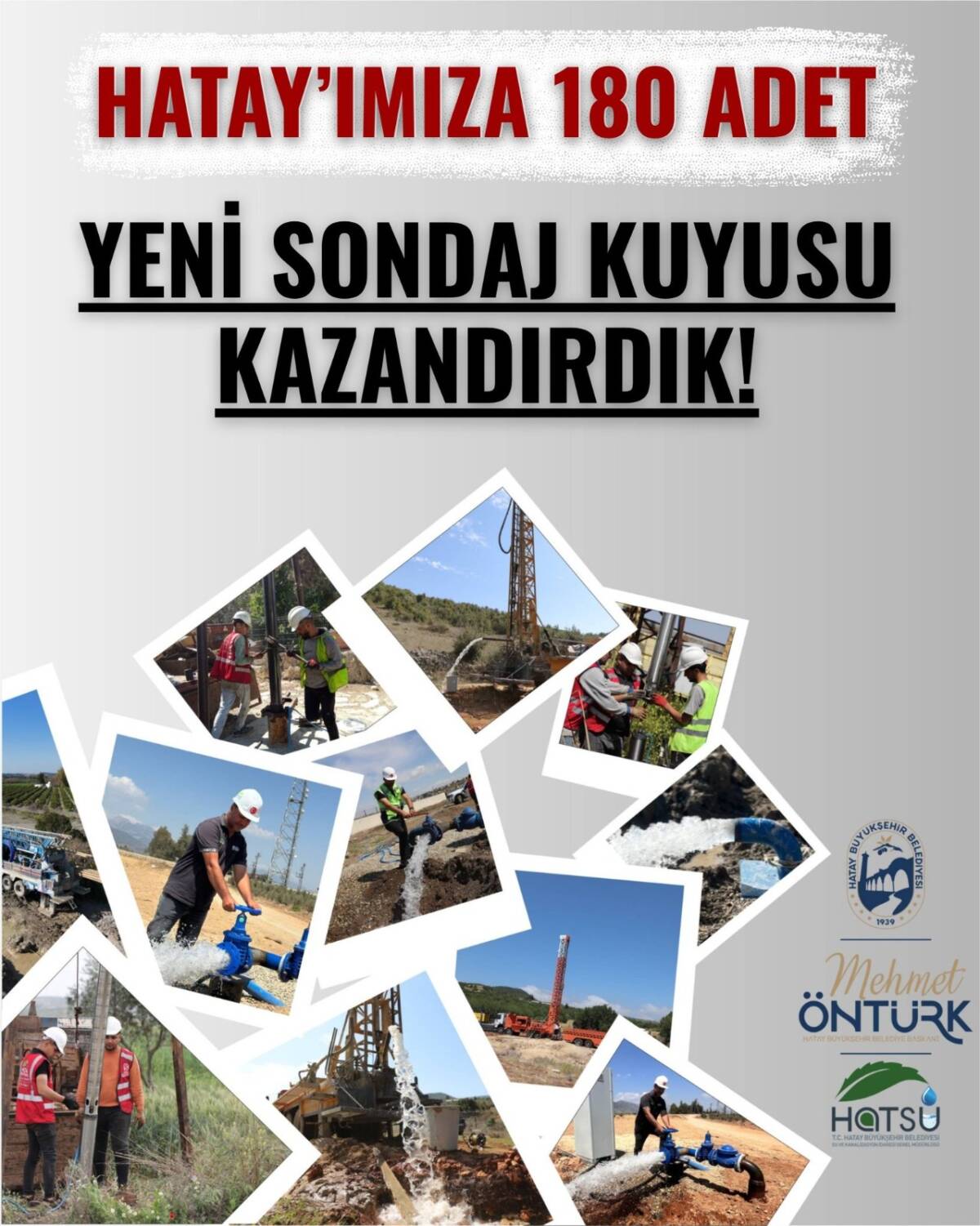 Hatay Büyükşehir Belediyesi’ne bağlı HATSU, Başkan Mehmet Öntürk’ün göreve gelmesinden