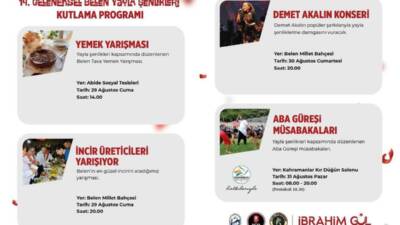 Hatay’ın Belen ilçesinde geleneksel hale gelen ve bu yıl 14’üncüsü