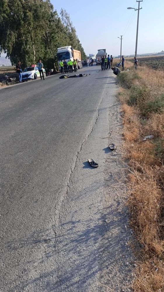 Hatay’ın Antakya ilçesinde meydana gelen trafik kazasında motosiklet sürücüsü hayatını