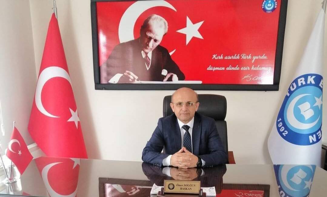 Türk Eğitim-Sen Hatay 1 Nolu Şube Başkanı Ömer Solğun, Milli