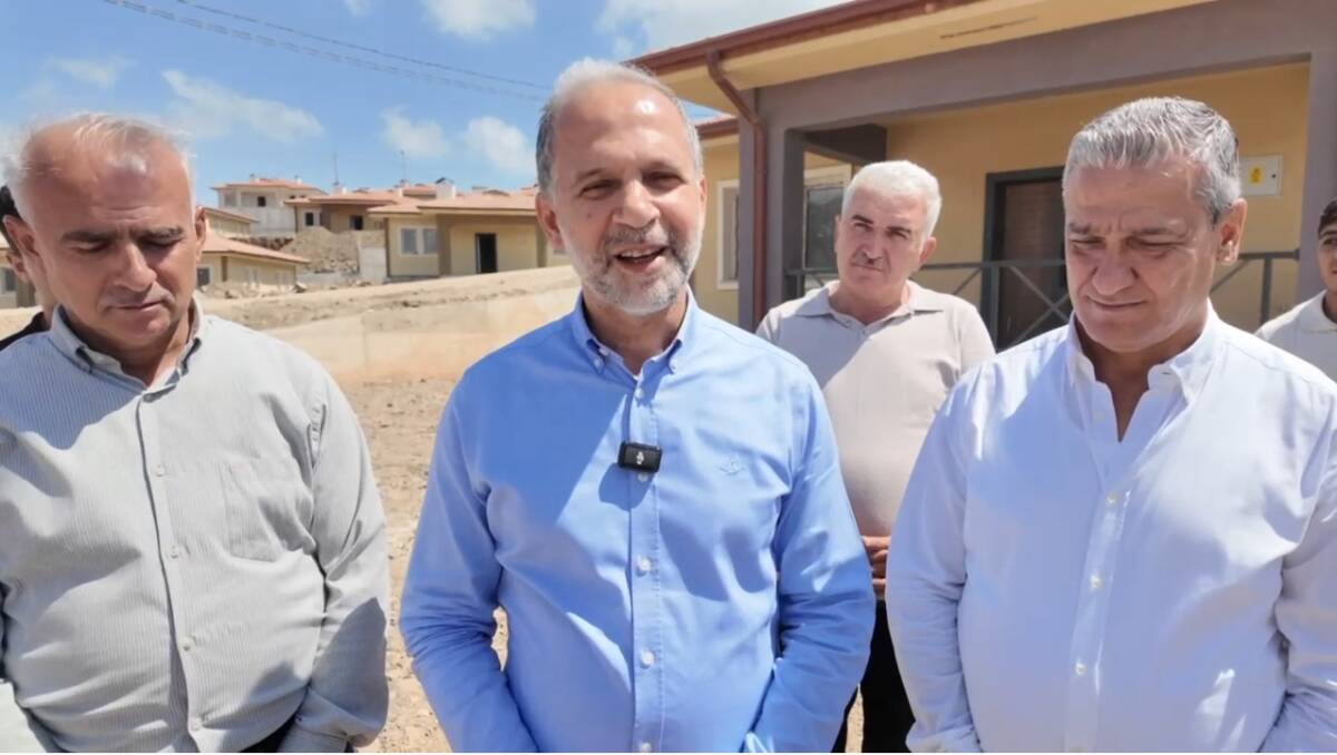 6 Şubat depremlerinin ardından hasar gören Belen ilçesi Kömürçukuru Mahallesi,