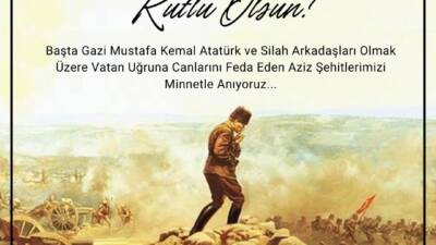 Hatay Gazeteciler Cemiyeti Başkanı Nihat Mazmanoğlu, 30 Ağustos Zafer Bayramı’nın