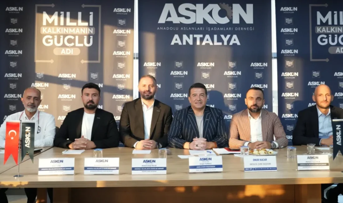 ASKON Akdeniz İş Dünyasını Antalya’da Buluşturdu Anadolu Aslanları İş Adamları Derneği (ASKON), bölgesel iş dünyasını bir