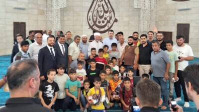 Hatay İl Müftüsü Mevlüt Topçu, Hatay Mustafa Kemal Üniversitesi yerleşkesinde