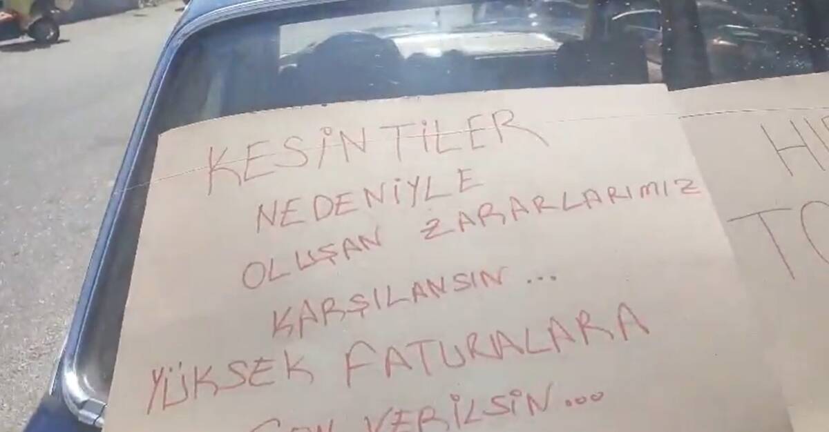 Hatay’da yaşayan Yusuf Aşkar, sık sık yaşanan elektrik kesintileri nedeniyle