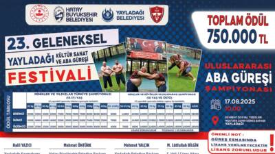 Hatay Büyükşehir Belediyesi ile Yayladağı Belediyesi’nin ortak organizasyonuyla bu yıl