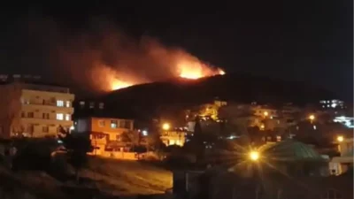   Hatay’ın Hassa ve Yayladağı ilçelerinde devam eden orman yangınlarına