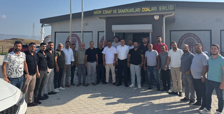HESOB Başkanı Yılmaz, Servis Taşımacılığı Yapan Esnafla Buluştu Hatay Esnaf ve Sanatkârları Odaları Birliği (HESOB) Başkanı Aziz Fatih