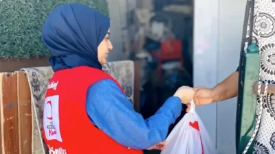 Türk Kızılay Hatay Şubesi, hayırsever bir bağışçının bağışladığı adaklık kurban
