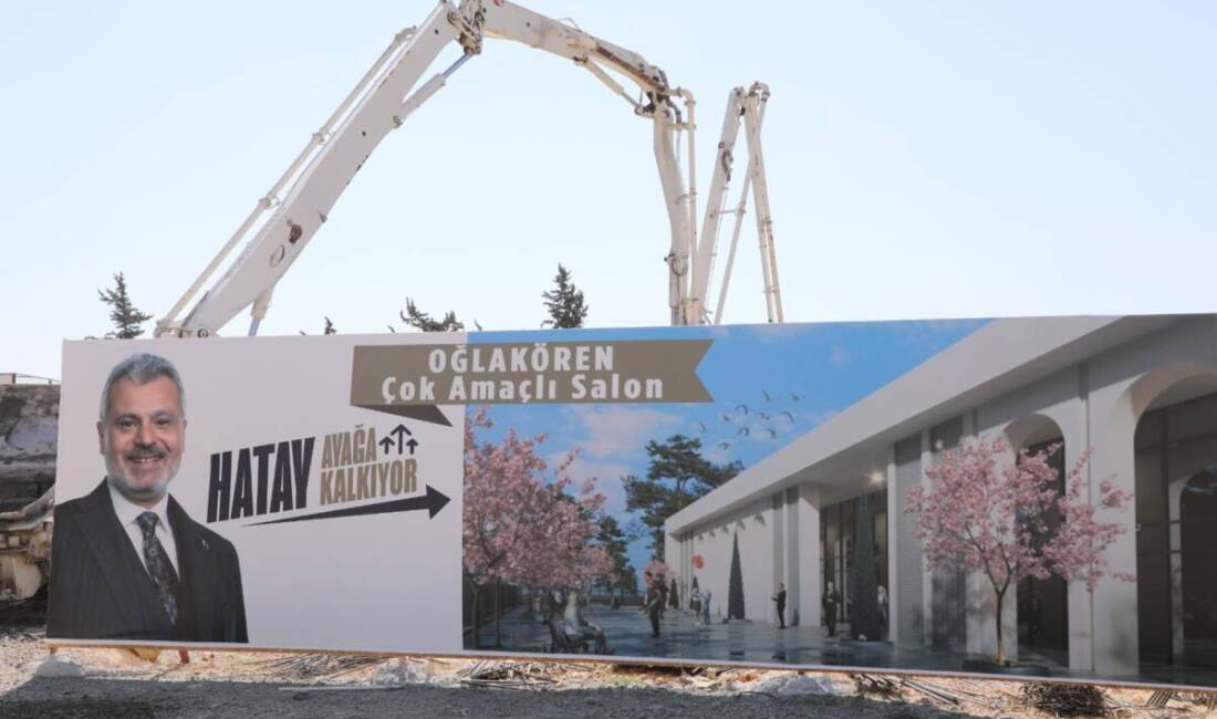 Hatay Büyükşehir Belediyesi (HBB), “Hatay Ayağa Kalkıyor” sloganıyla il genelinde