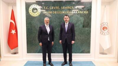 Hatay Büyükşehir Belediye Başkanı Mehmet Öntürk, Ankara’da Çevre, Şehircilik ve