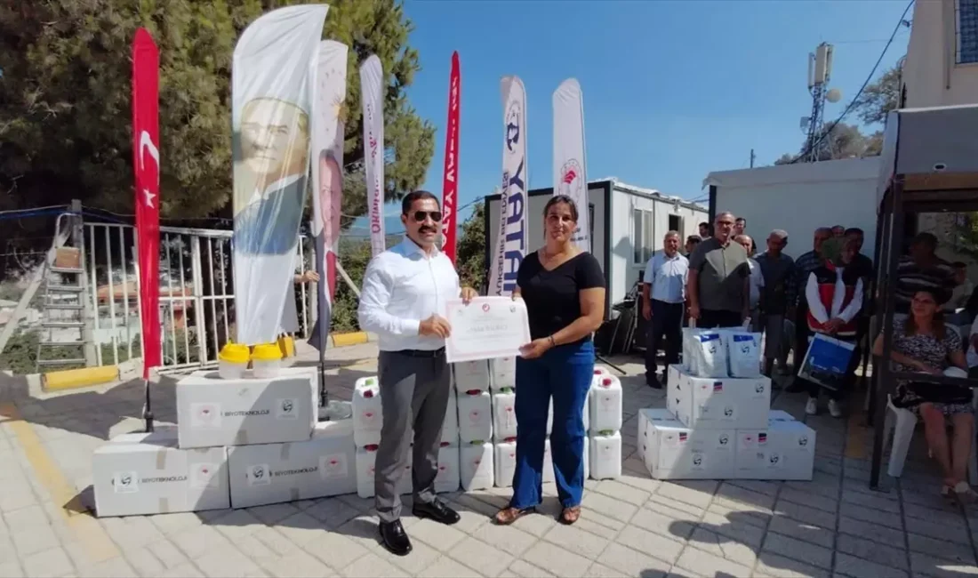 Hatay’da tarımsal üretimi desteklemek amacıyla yürütülen “Seralara Can Suyu Projesi”