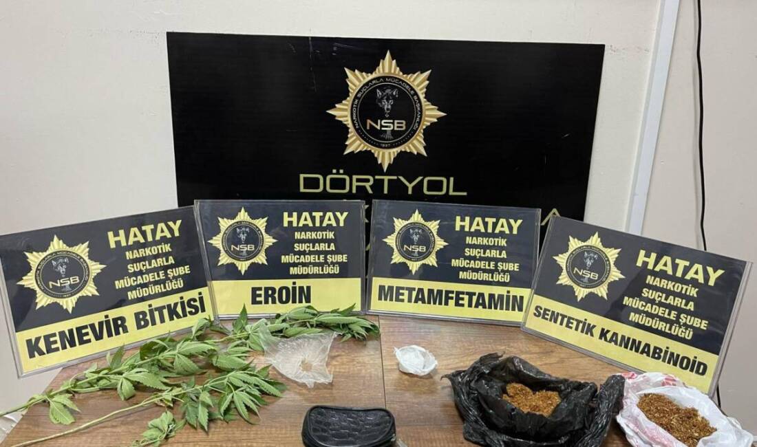 Hatay Emniyet Müdürlüğü ekipleri, uyuşturucu madde imal ve ticaretine karşı