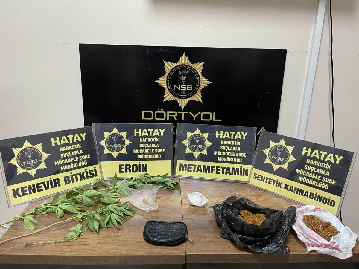 Hatay Emniyet Müdürlüğü ekipleri, uyuşturucu madde imal ve ticaretine karşı