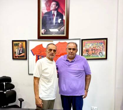 Hatayspor ve İskenderunspor kulüp başkanları önceki gün bir araya geldi.