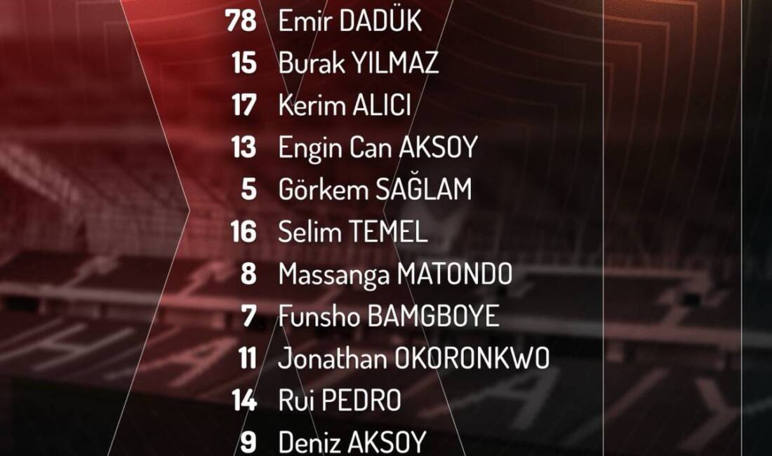 Ziraat Türkiye Kupası heyecanı sürüyor. Hatayspor, Mersin Stadyumu’nda Erciyes 38