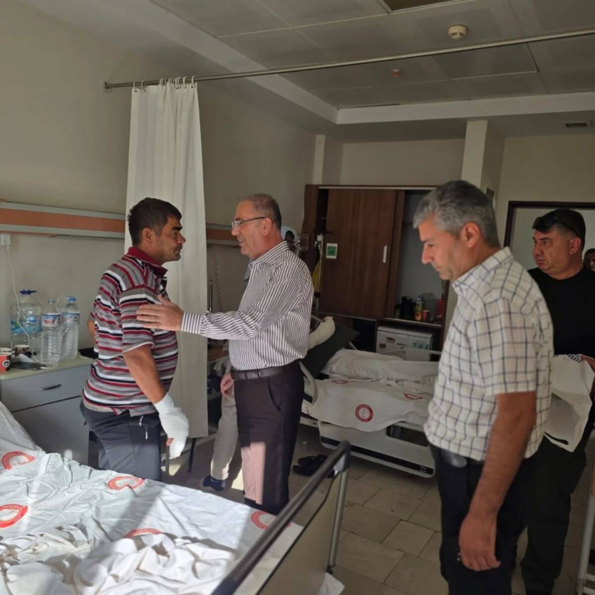 Antakya Belediyesi Temizlik İşleri Birimi’nde görev yapan 2 işçi, iş