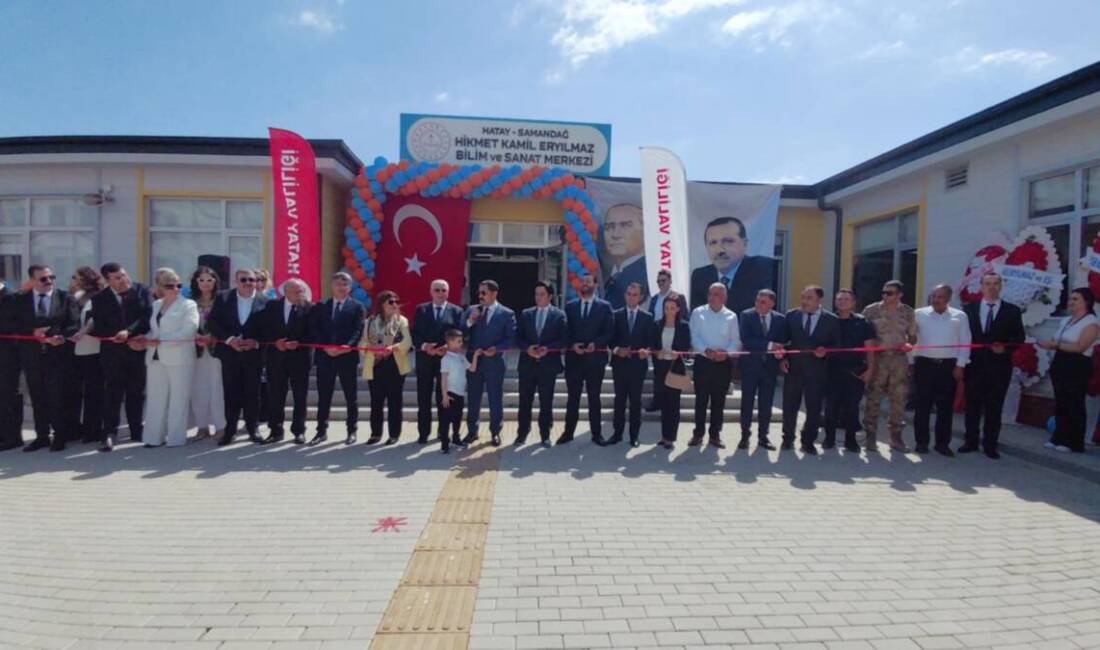 Hatay'ın Samandağ ilçesinde, hayırsever iş insanı Hikmet Kamil Eryılmaz tarafından