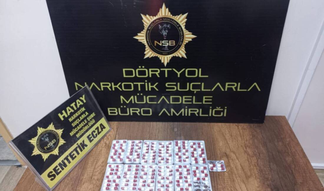 Hatay’ın Payas ve Dörtyol ilçelerinde düzenlenen polis operasyonlarında uyuşturucu madde