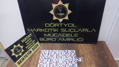 Hatay’ın Payas ve Dörtyol ilçelerinde düzenlenen polis operasyonlarında uyuşturucu madde