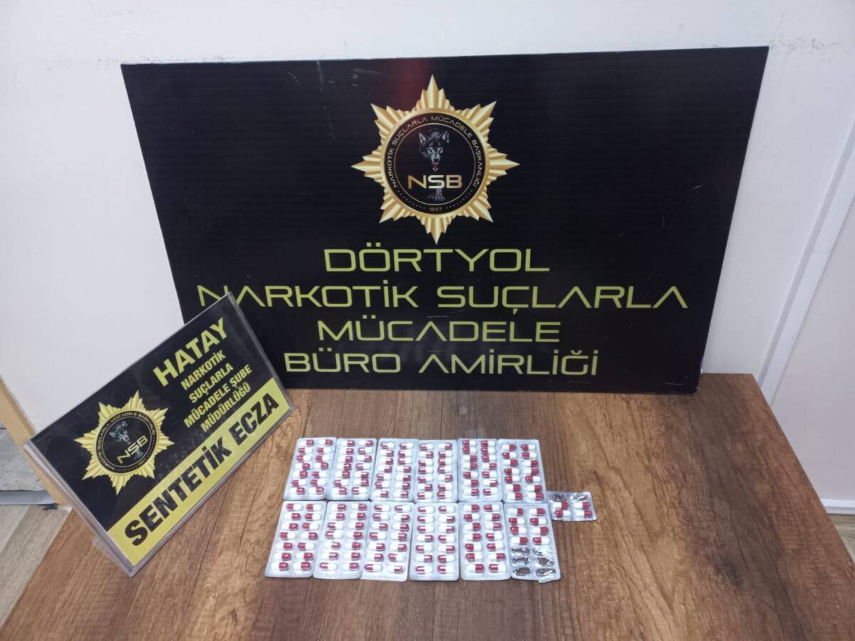 Hatay’ın Payas ve Dörtyol ilçelerinde düzenlenen polis operasyonlarında uyuşturucu madde
