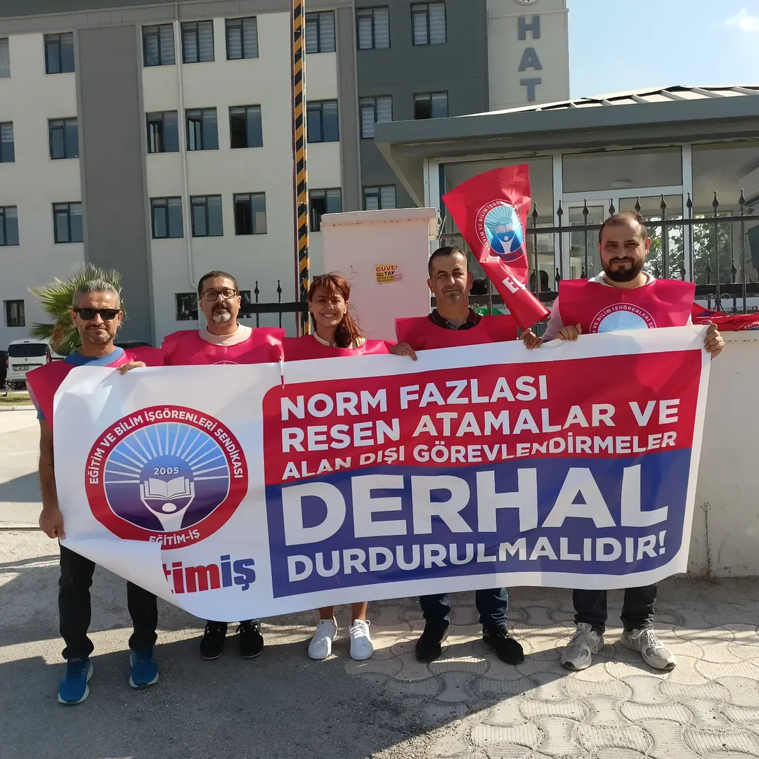 Eğitim-İş Hatay 1 Nolu Şube, norm fazlası öğretmenlerin re’sen atamaları