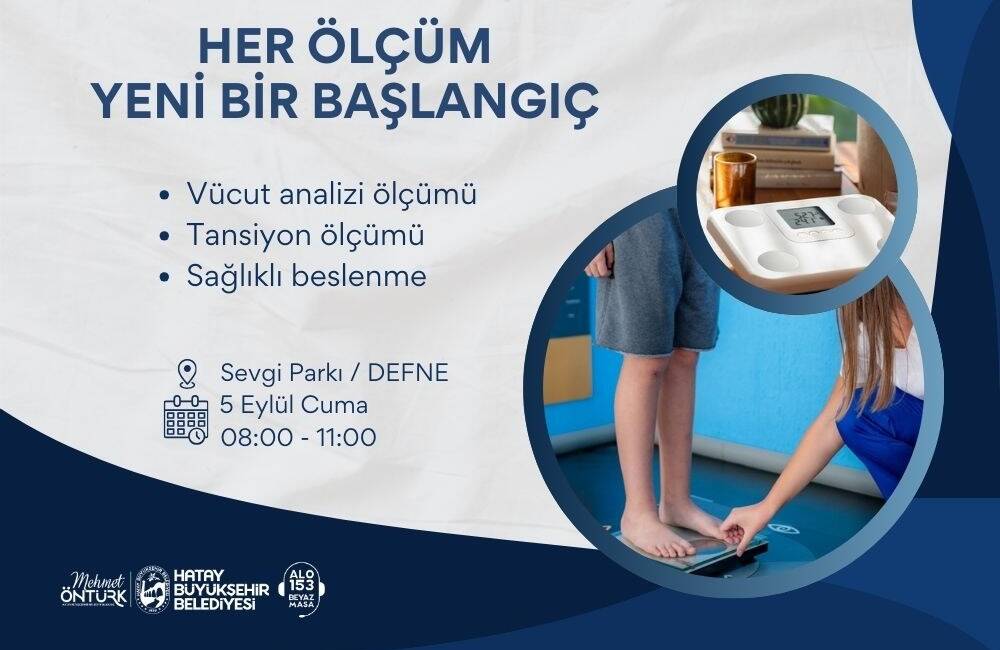   Hatay Büyükşehir Belediyesi (HBB), halkın sağlıklı yaşam alışkanlıklarını geliştirmesi
